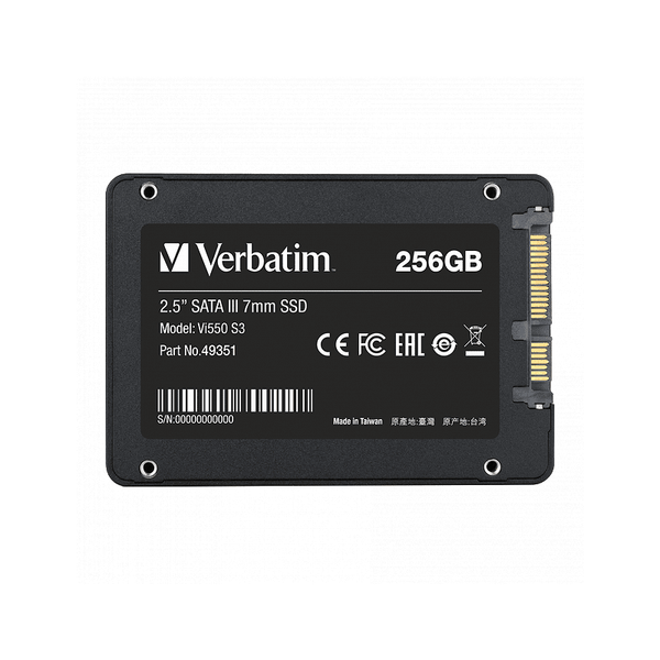 Хард диск Verbatim Vi550 S3 SSD 256GB - Verbatim, Аксесоари