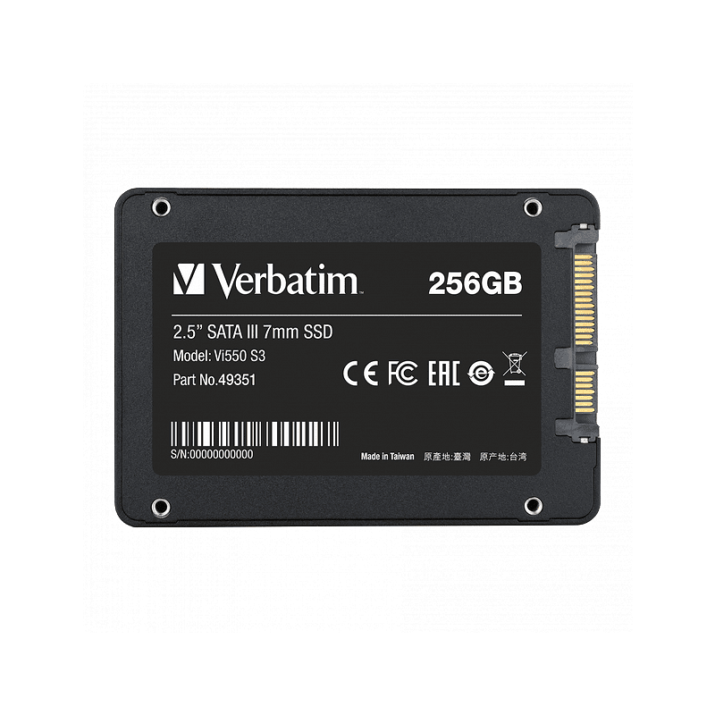 Core i5 9500／WiFi5／16G／SSD256GB／HDD500GB Хард диск Verbatim Vi550 S3 SSD 256GB - Verbatim, Аксесоари