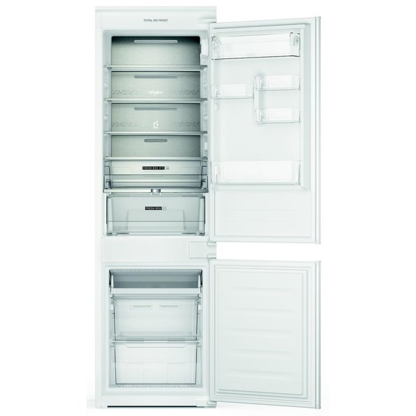 Вграден хладилник с фризер Whirlpool WHC18 T132 , 250 l, E , No Frost , Да