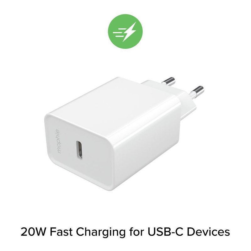 Зарядно устройство Mophie Essentials ACC PWR Adapter USB-C 20W 409911856