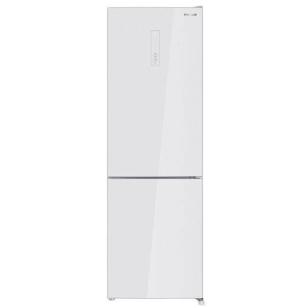 Хладилник с фризер Finlux FBN340W GLASS , 322 l, E , No Frost , Бяло стъкло