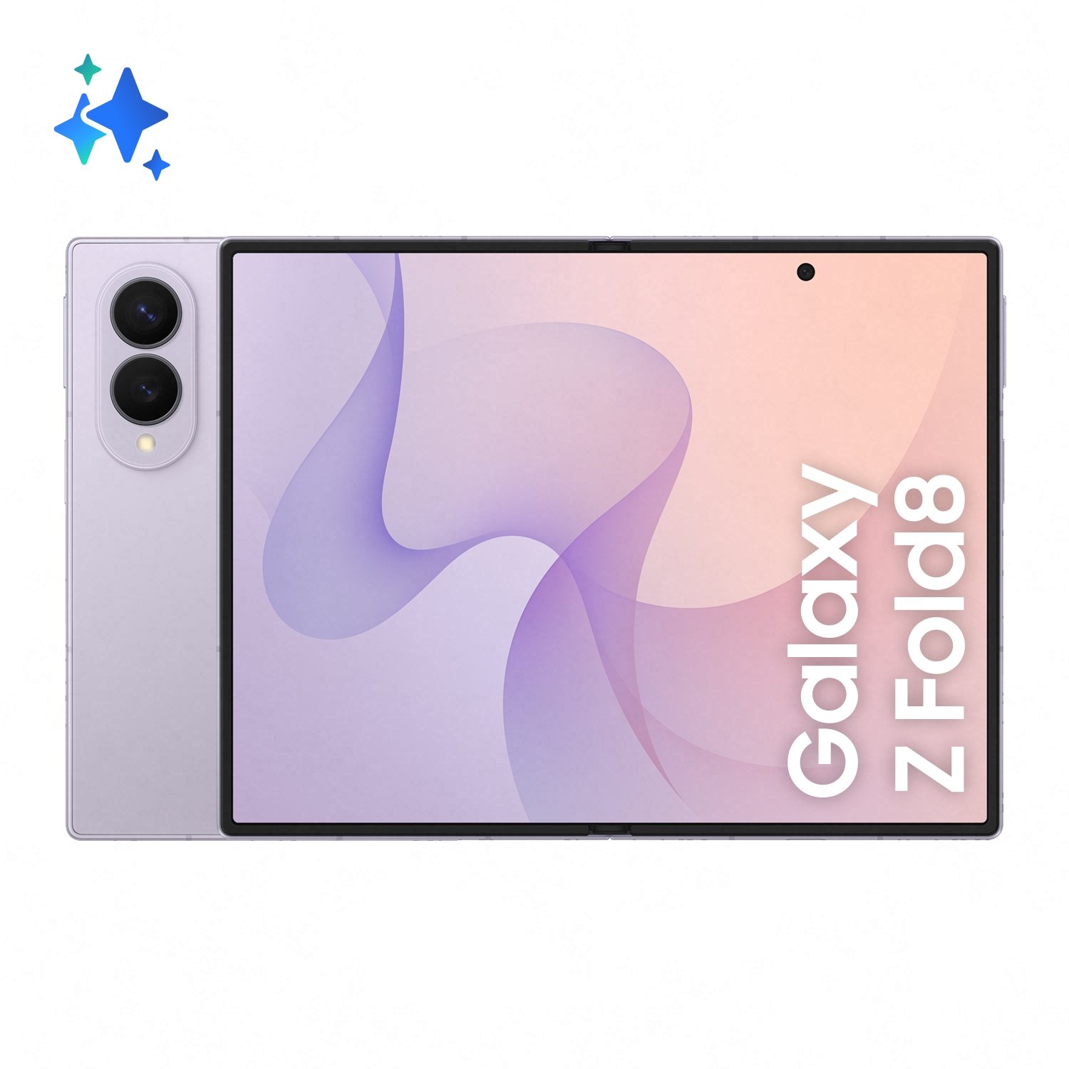 Смартфон Samsung GALAXY Z FOLD8 256GB LAVENDER SM-F971BLVB , 12 GB, 256 GB